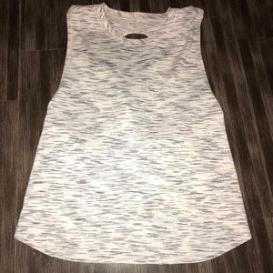 FAL muscle tank, size 6.  Heathered white color